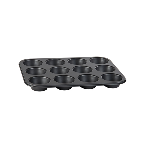 Winco AMF-6NS Non-Stick Carbon Steel Jumbo Muffin Pan, 6 Cup, 7 oz