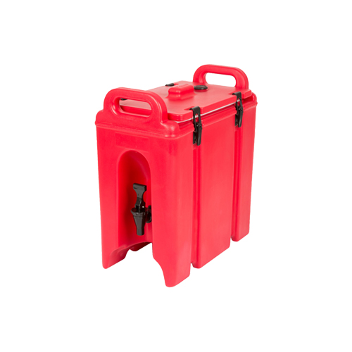 Cambro 250LCD158 Hot Red Camtainer 2.5 Gallon Insulated Beverage Carrier