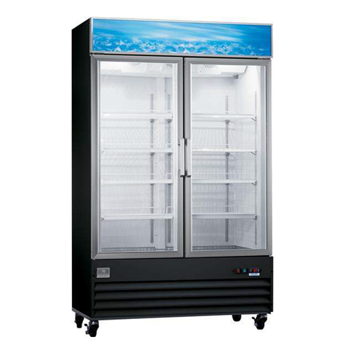 Kelvinator Kchgm48f Two Door Glass Freezer Merchandiser